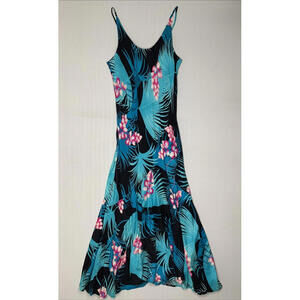 Vintage Kauai’ana Fashions of Hawaii 70’s Floral Hawaiian Multicolor Dress P146